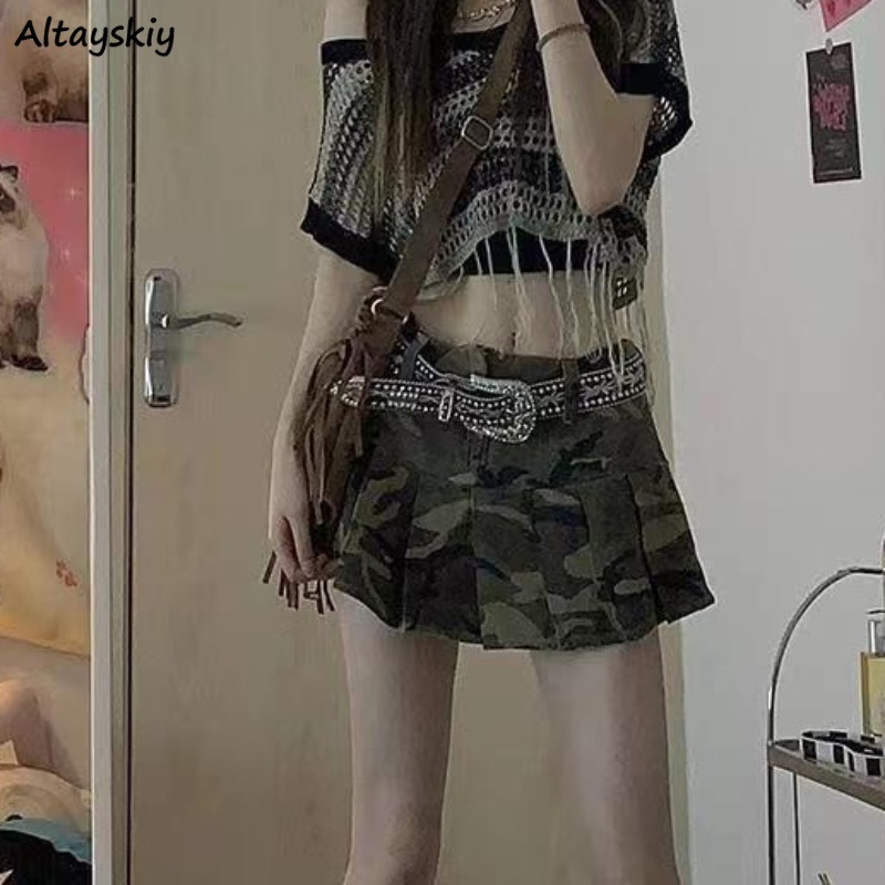 Summer Clothing Young Women - Плиссированные юбки для женщин, винтажная одежда