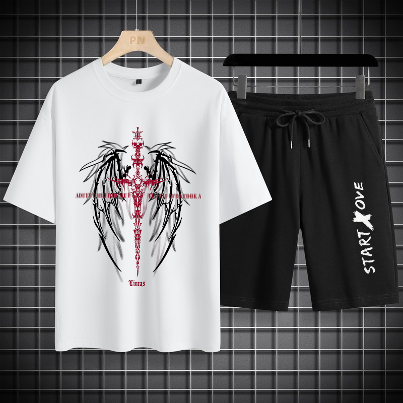 Summer Clothing Drip - 1 шт. Мужской комплект футболок, весна/лето