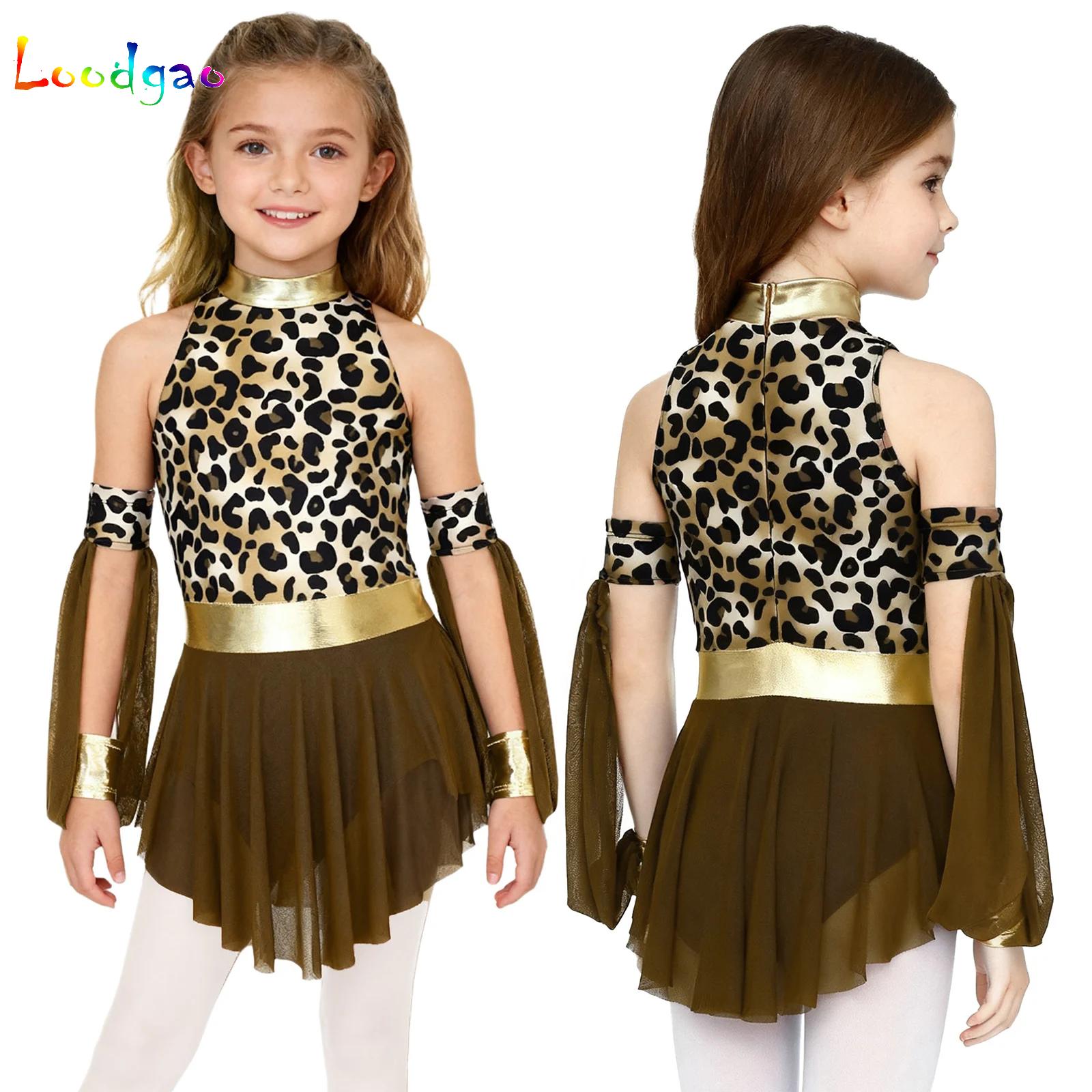 Summer Clothing For Girls - Детский леопардовый дикий пещерный костюм Croods,