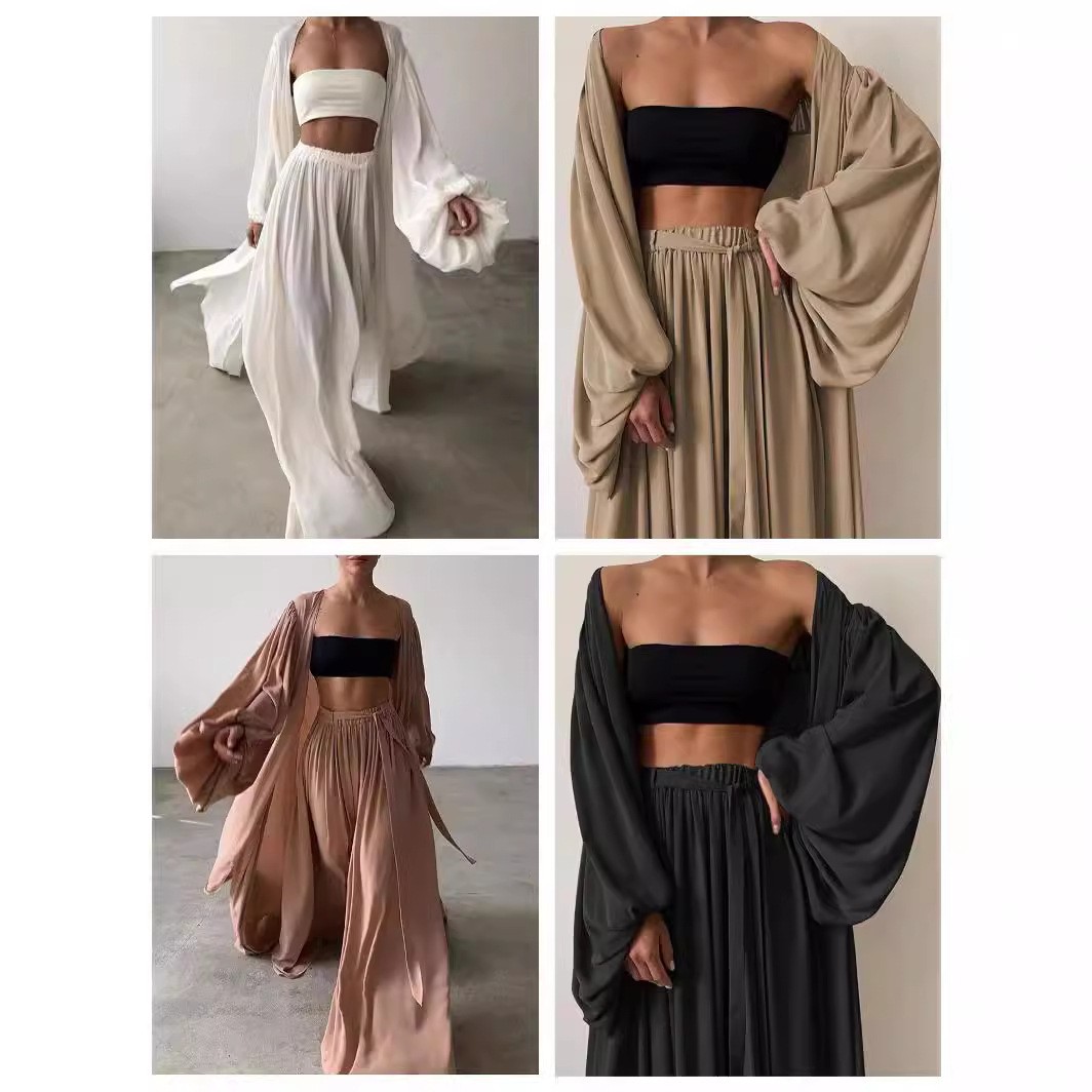 Summer Clothing Usa - Летний весенний женский костюм-двойка с длинными