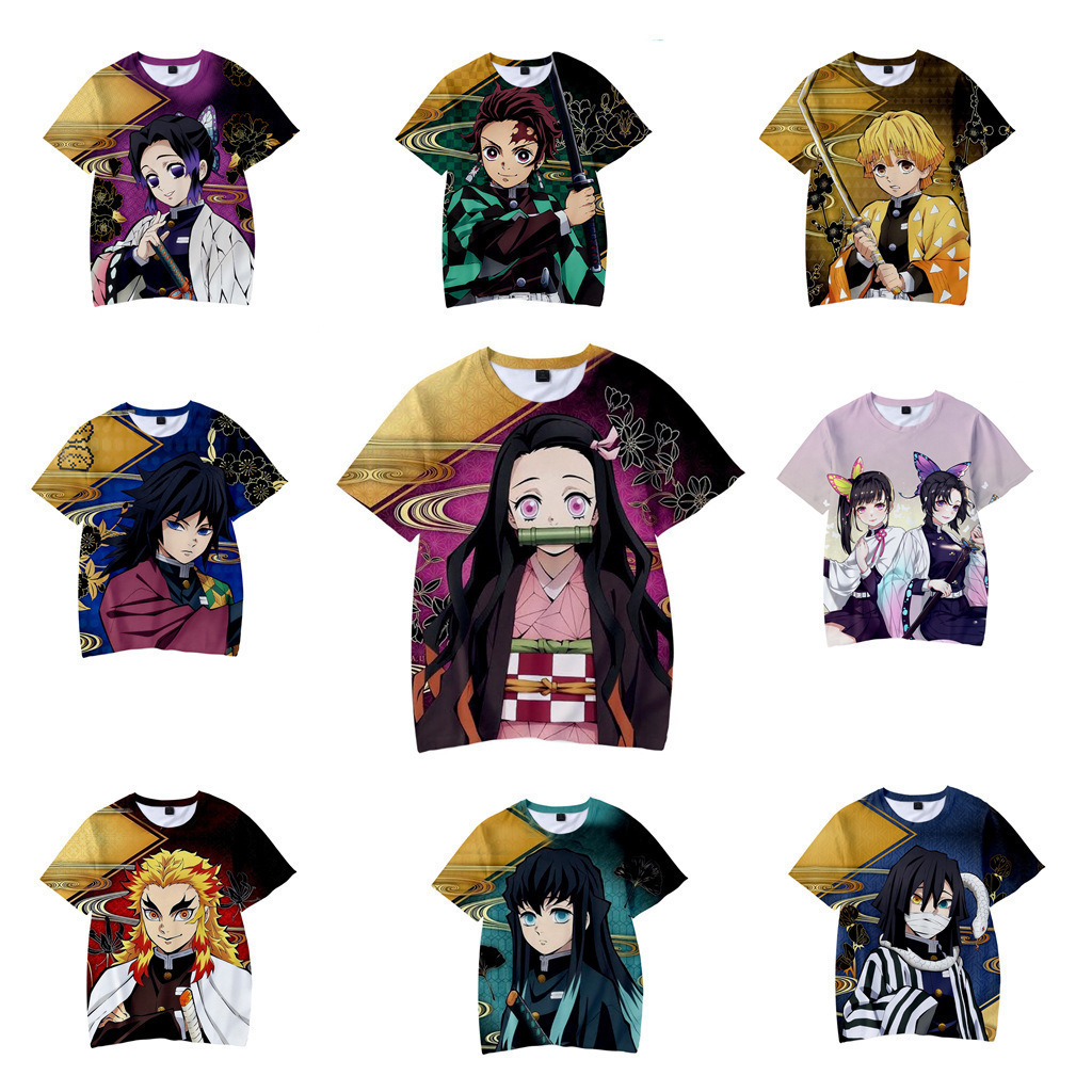 Summer Away Clothing - Детская футболка Demon Slayer с коротким