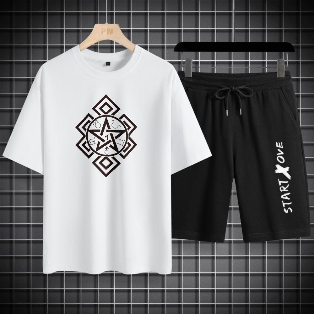 Summer Clothing Drip - 1 шт. Мужской комплект футболок, весна/лето