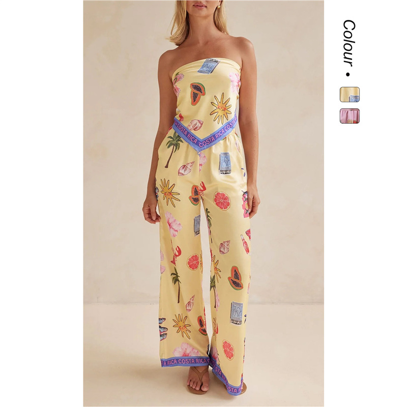 Yellow Summer Clothing - Летний новый модный сексуальный комплект с