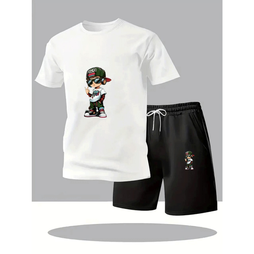 Summer Gym Clothing - Горячая распродажа: летний мужской комплект из