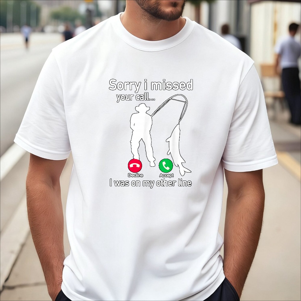 Summer Clothing Online - Футболка для рыбаков с забавным принтом