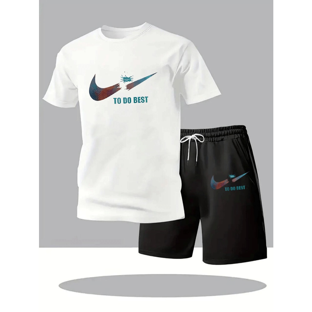 Summer Gym Clothing - Новый летний спортивный костюм для мужчин: