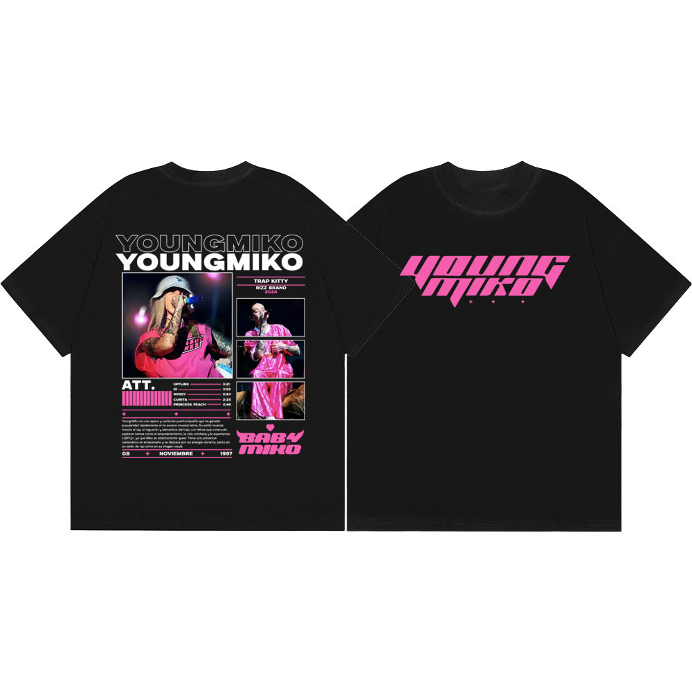 Summer Clothing Young Women - Футболка с принтом Rapper Young Miko,