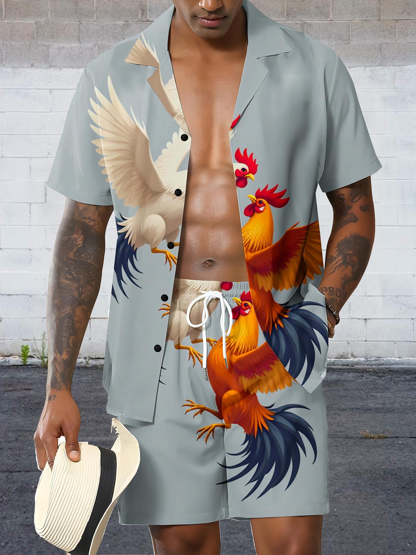 Summer Clothing Drip - Мужские комплекты одежды: спортивный костюм с