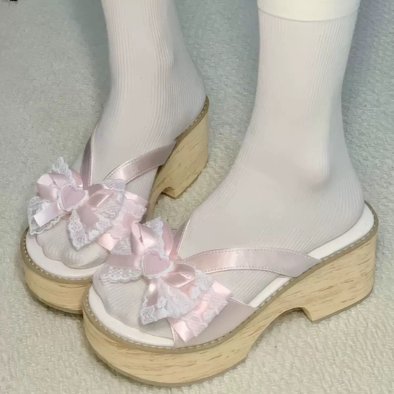 Summer Clothing Dress - Женские летние сандалии Sweet Bow на