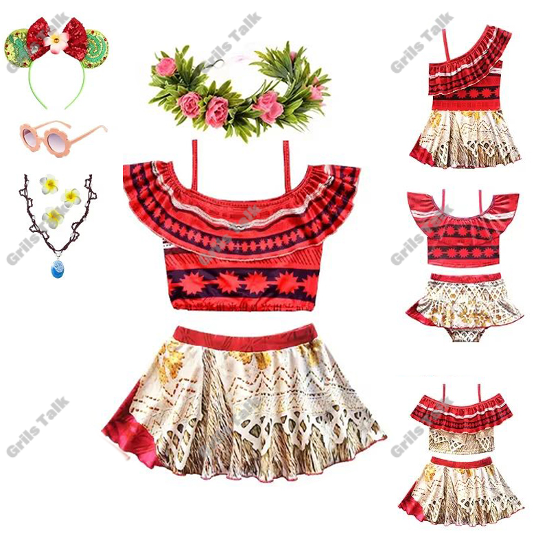 Summer Clothing For Girls - Летняя фея принцесса Моана, купальник для