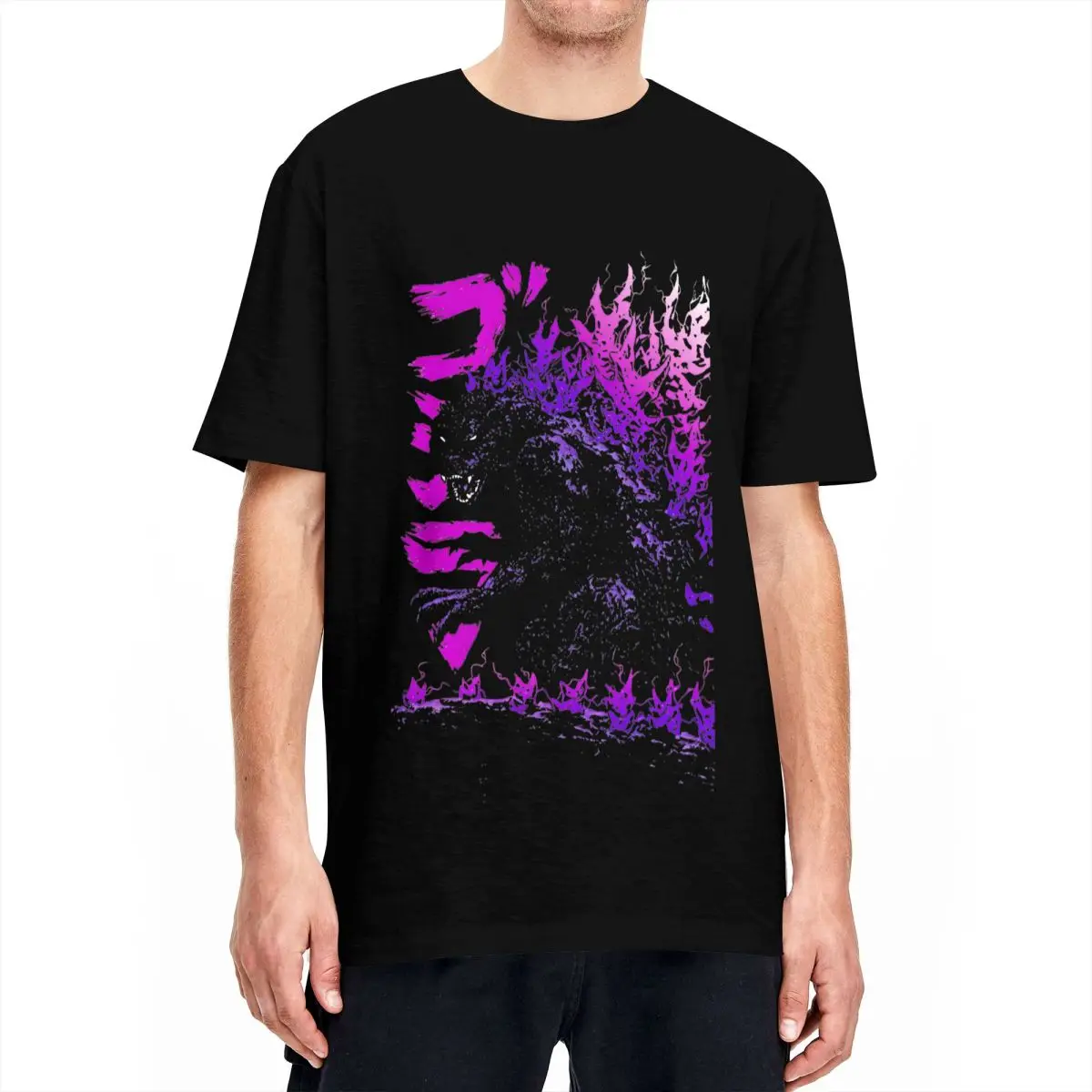 Summer Clothing Vintage - Мужские футболки Millenium Godzillas Movie Monters,