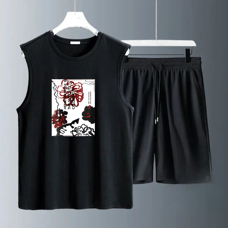 Summer Clothing Usa - Мужские комплекты майок 2026 Лето Быстросохнущий