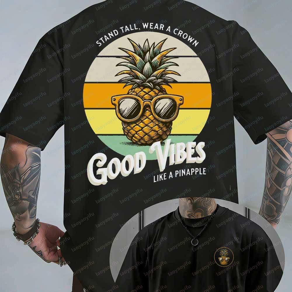 Summer Vibes Clothing Men - Мужская летняя футболка в стиле ретро