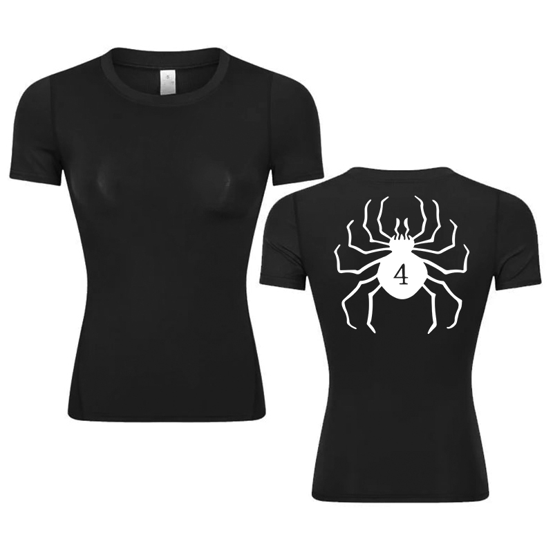 Summer Gym Clothing - Футболка женская компрессионная с графическим принтом,