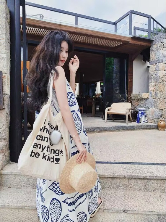 Летнее свободное платье-жилет  – обзор и цена Summer Clothing Tagline