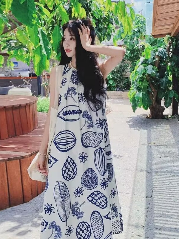 Летнее свободное платье-жилет  – обзор и цена Summer Clothing Tagline