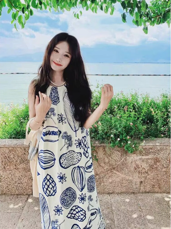 Летнее свободное платье-жилет  – обзор и цена Summer Clothing Tagline