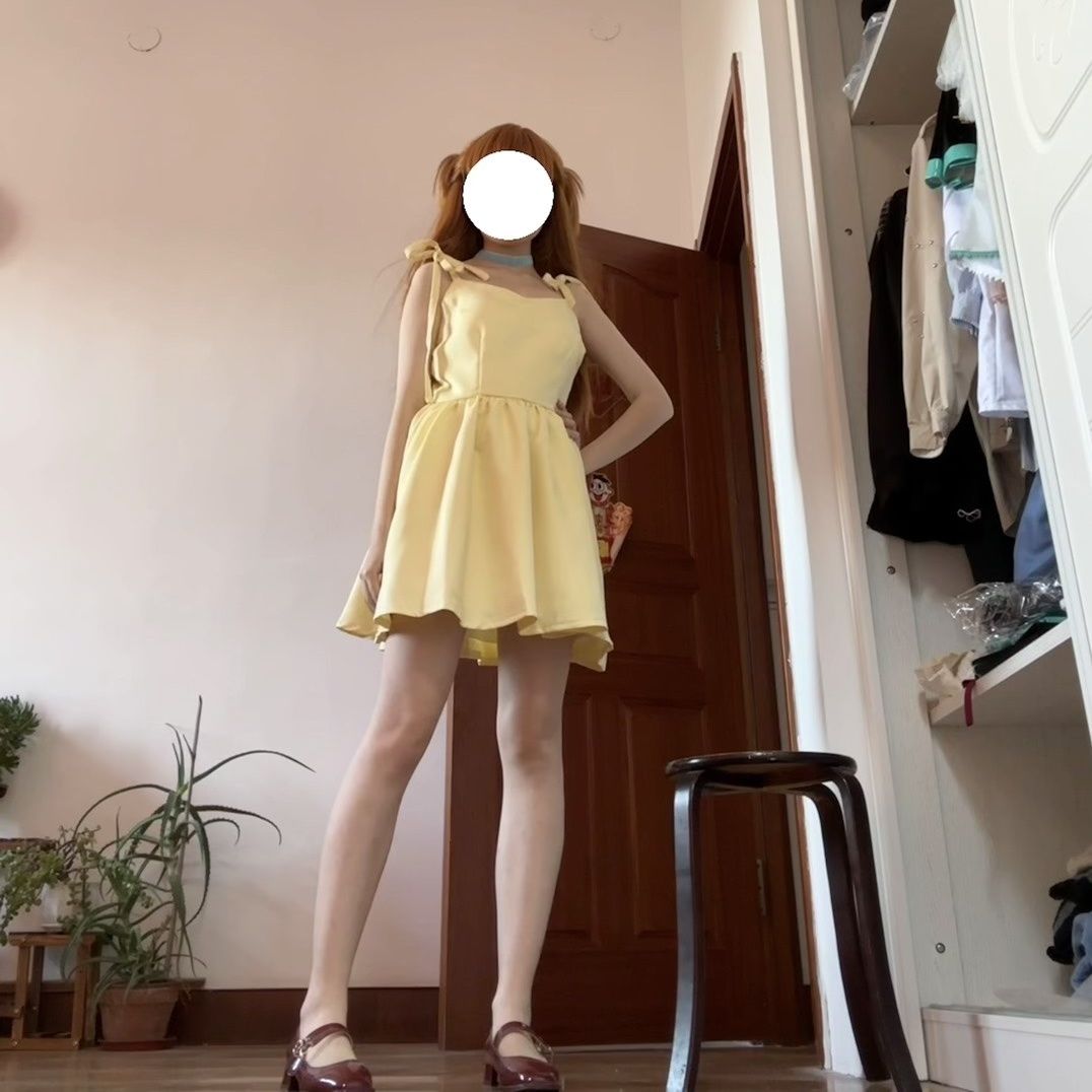 Shikinami Asuka Langley желтое – обзор и цена Yellow Summer Clothing