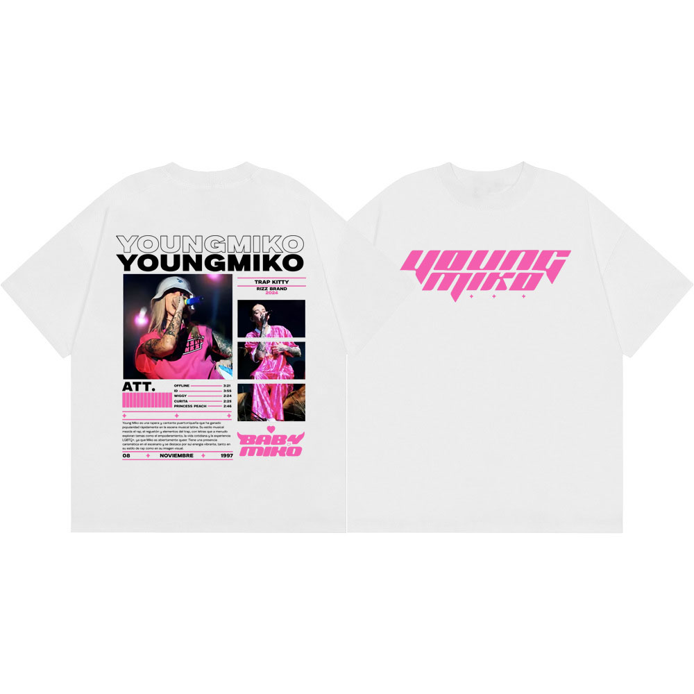 Футболка с принтом Rapper Youn – обзор и цена Summer Clothing Young Women