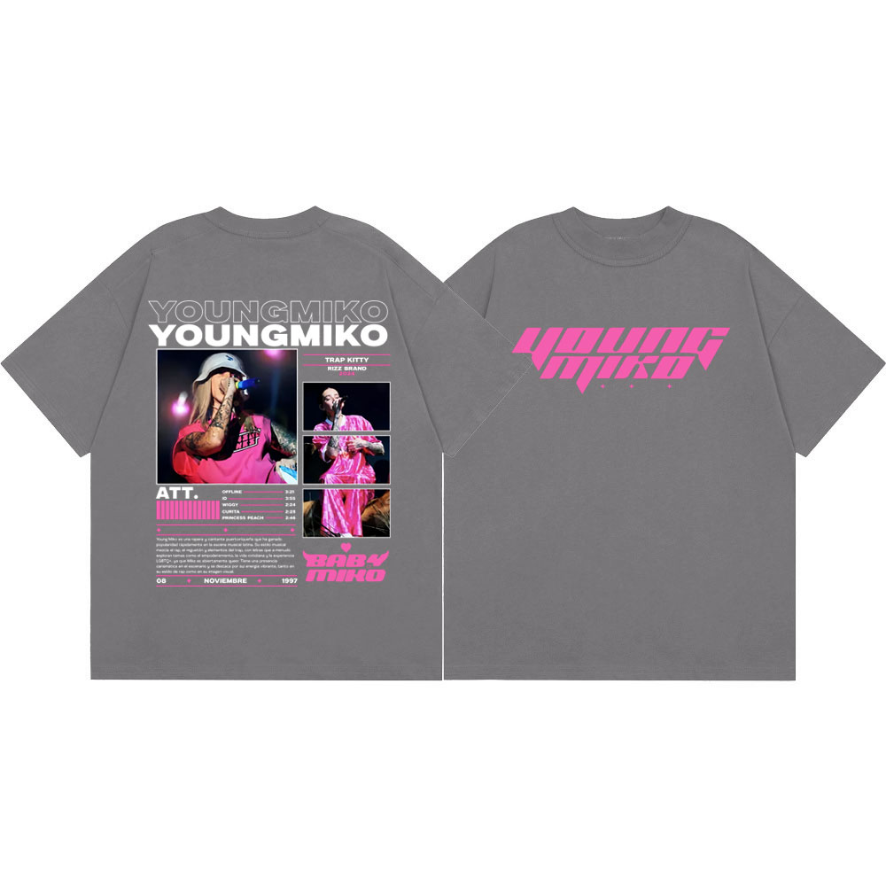 Футболка с принтом Rapper Youn – обзор и цена Summer Clothing Young Women