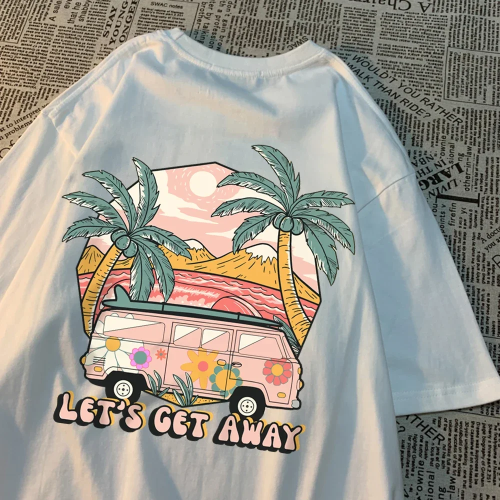 Женские футболки с принтом Let – обзор и цена Summer Away Clothing