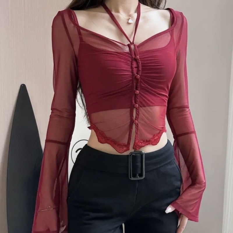Прозрачные футболки для женщин – обзор и цена Summer Clothing Young Women