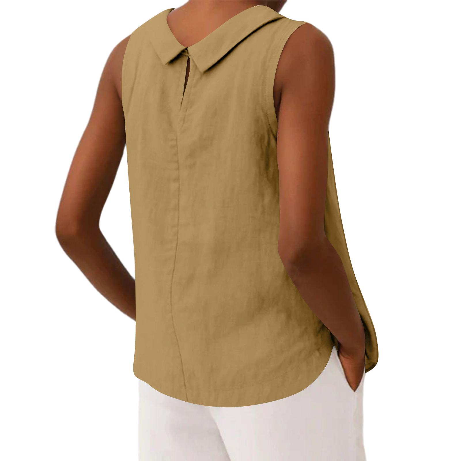 Женская укороченная блузка-топ – обзор и цена Crop Blouse Linen