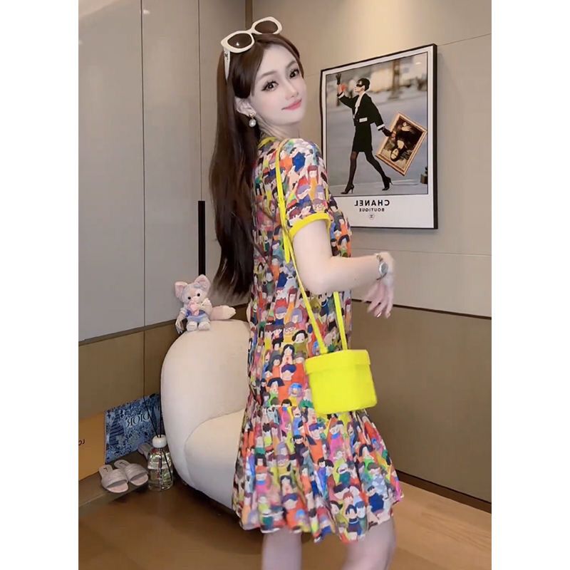Модное женское платье с круглы – обзор и цена Summer Clothing Young Women