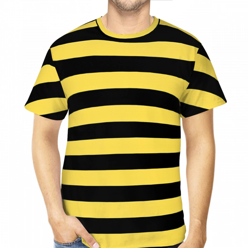 Черно-желтая полосатая футболк – обзор и цена Yellow Summer Clothing