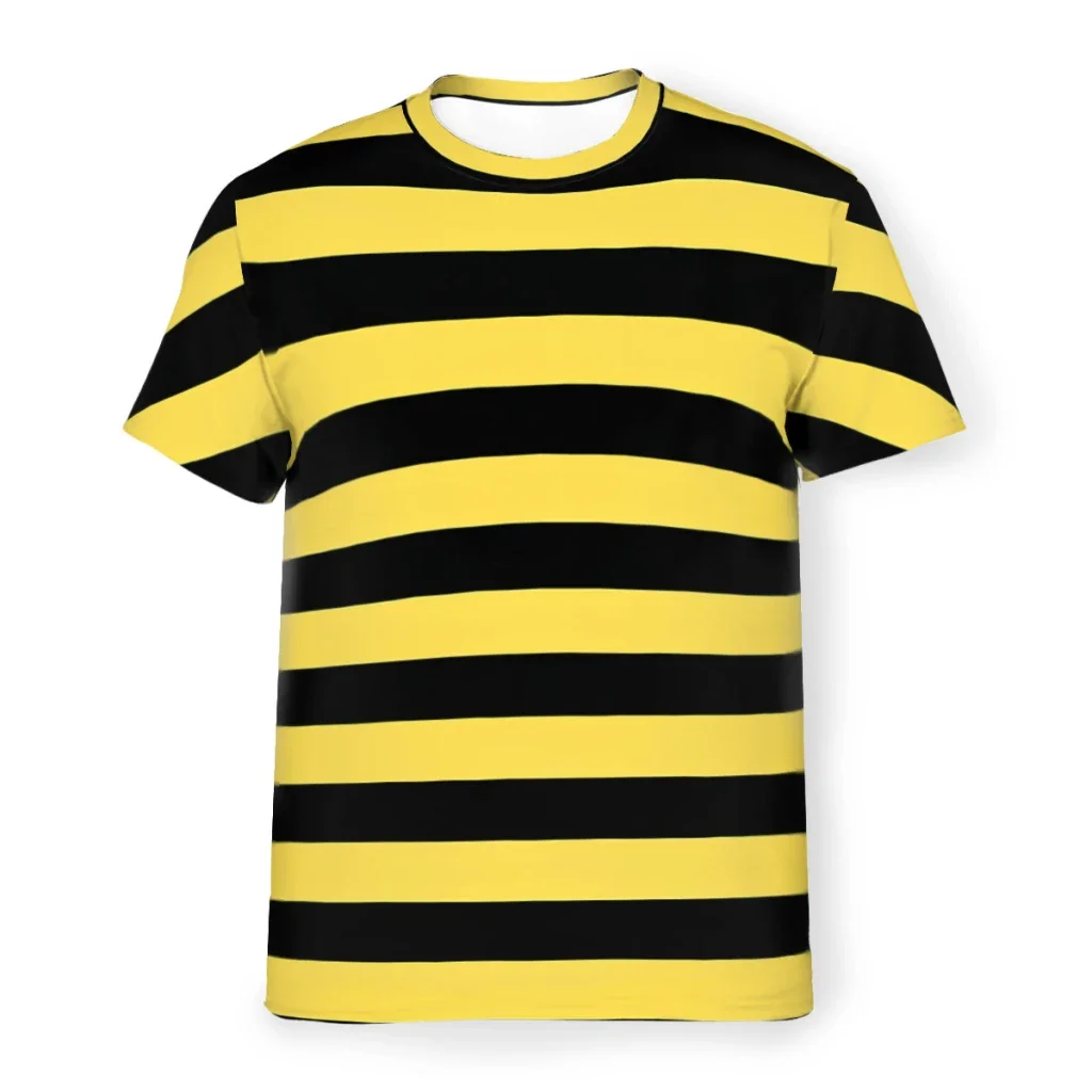 Черно-желтая полосатая футболк – обзор и цена Yellow Summer Clothing
