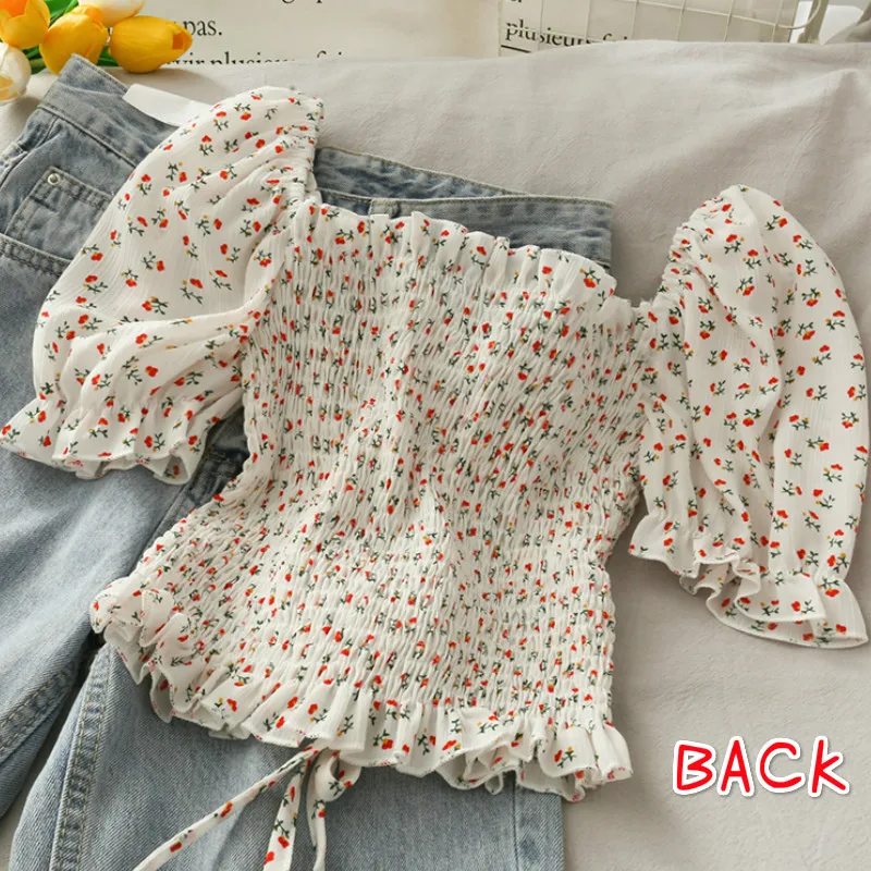 Женская обтягивающая блузка с  – обзор и цена Crop Blouse Linen