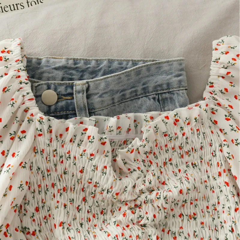 Женская обтягивающая блузка с  – обзор и цена Crop Blouse Linen