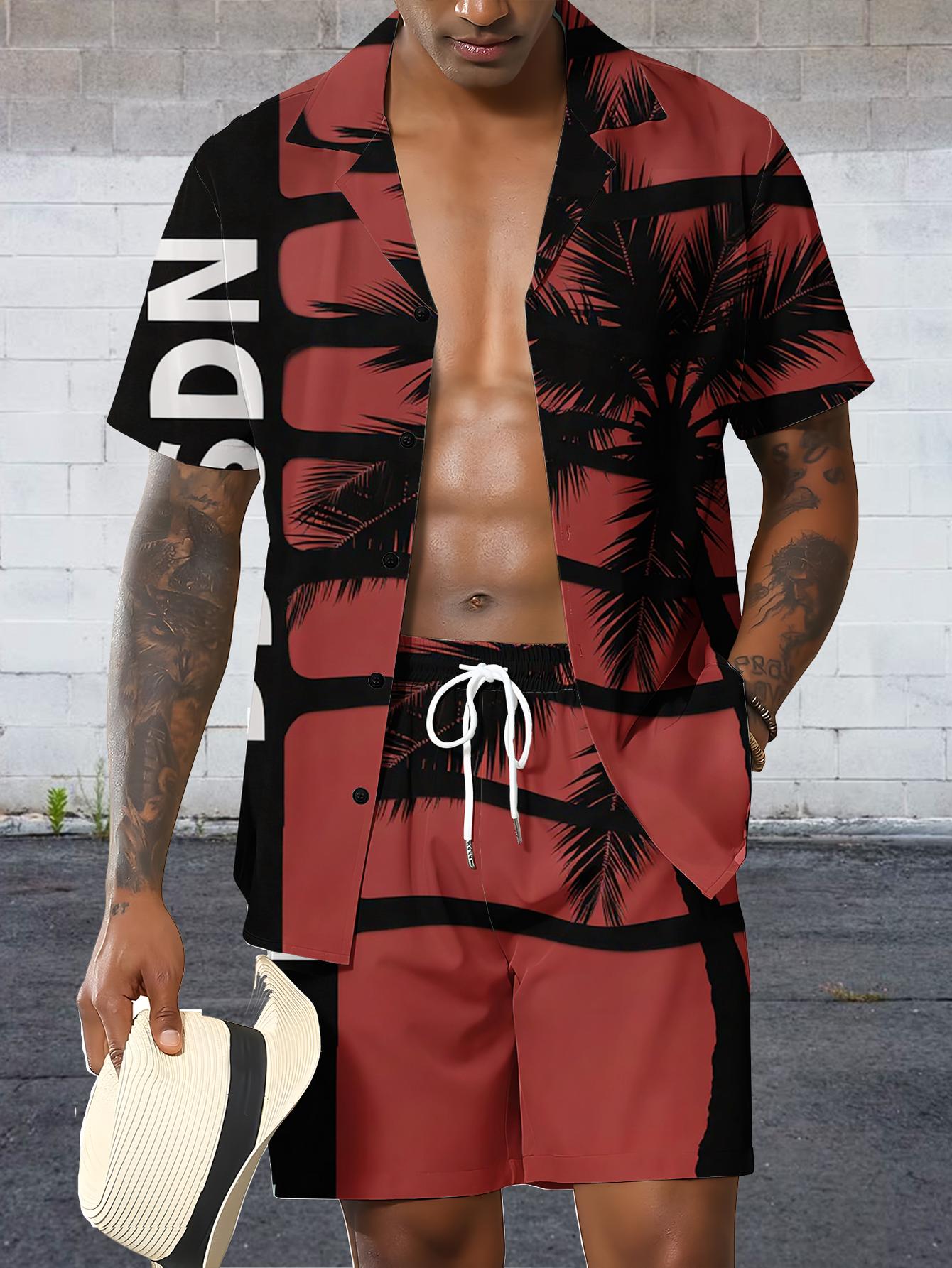 Мужские комплекты с рубашками  – обзор и цена Summer Clothing Drip