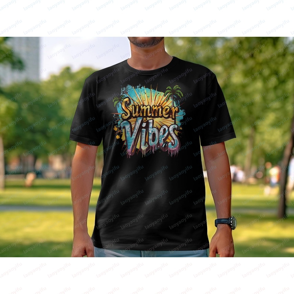 Футболка унисекс Summer Vibes  – обзор и цена Summer Vibes Clothing Men