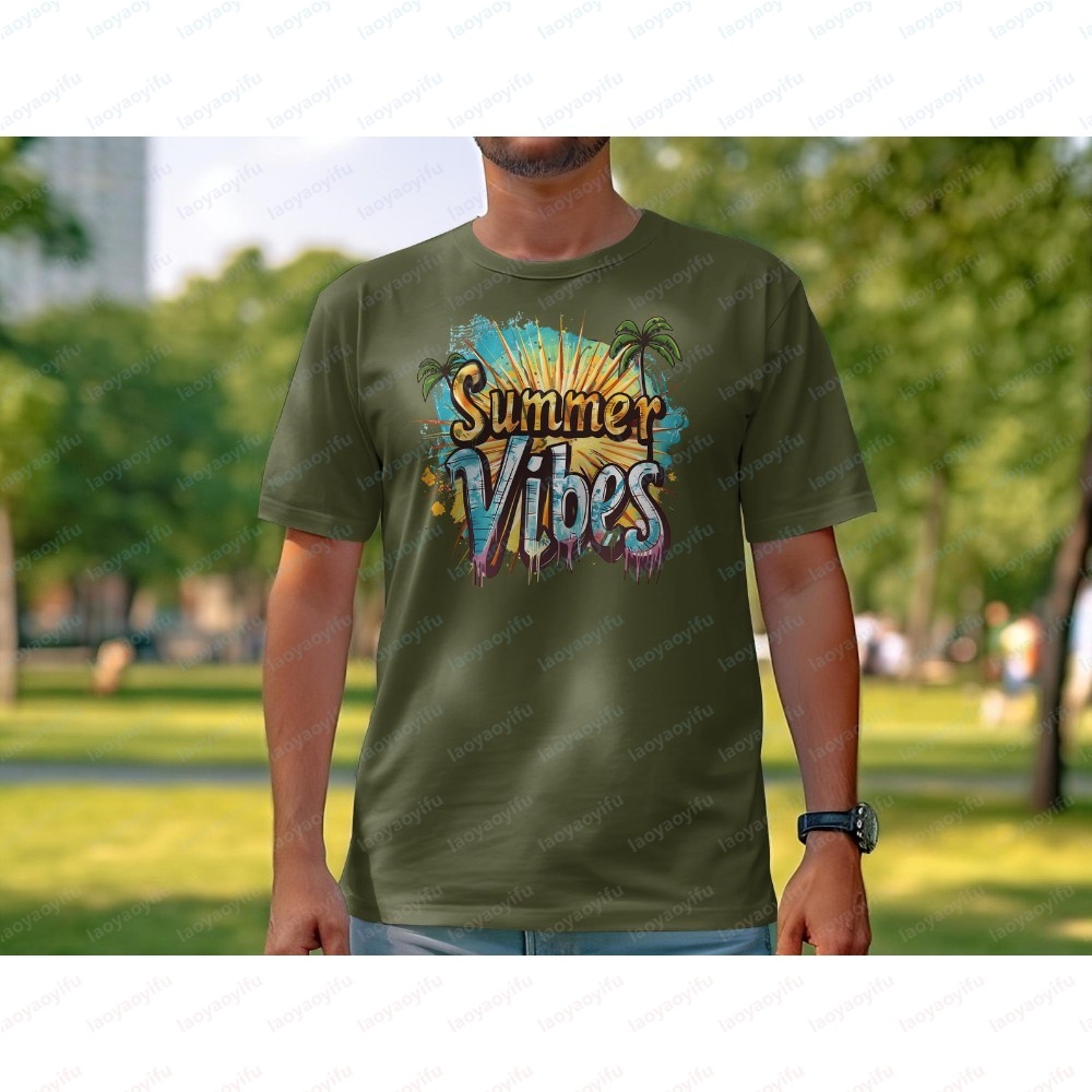 Футболка унисекс Summer Vibes  – обзор и цена Summer Vibes Clothing Men