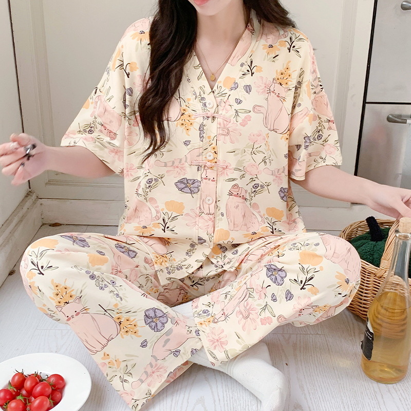 Женские пижамные комплекты, ве – обзор и цена Summer Clothing Young Women