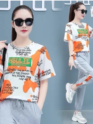 Летний новый тонкий комплект и – обзор и цена Summer Clothing Tagline