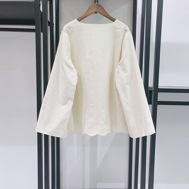 Новая винтажная блузка в стиле – обзор и цена Crop Blouse Linen