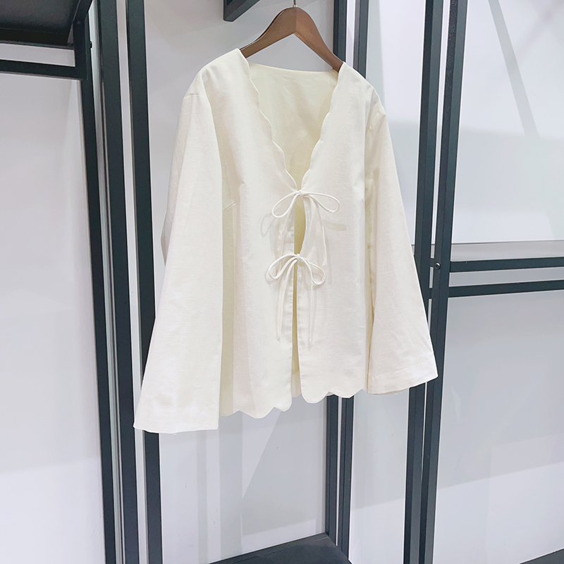 Новая винтажная блузка в стиле – обзор и цена Crop Blouse Linen