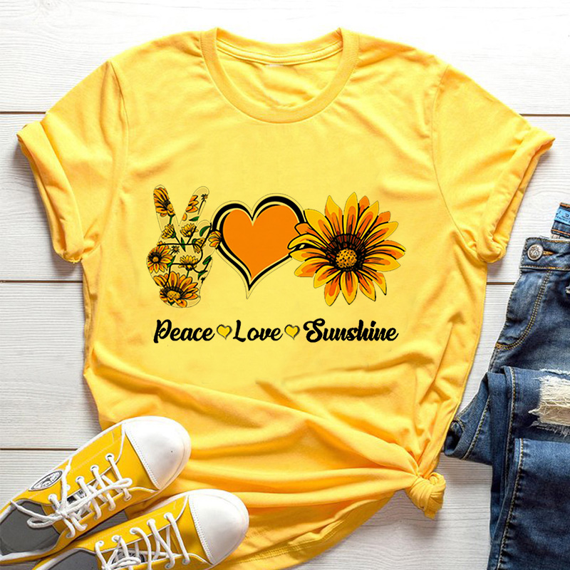 Желтая женская футболка с эсте – обзор и цена Yellow Summer Clothing