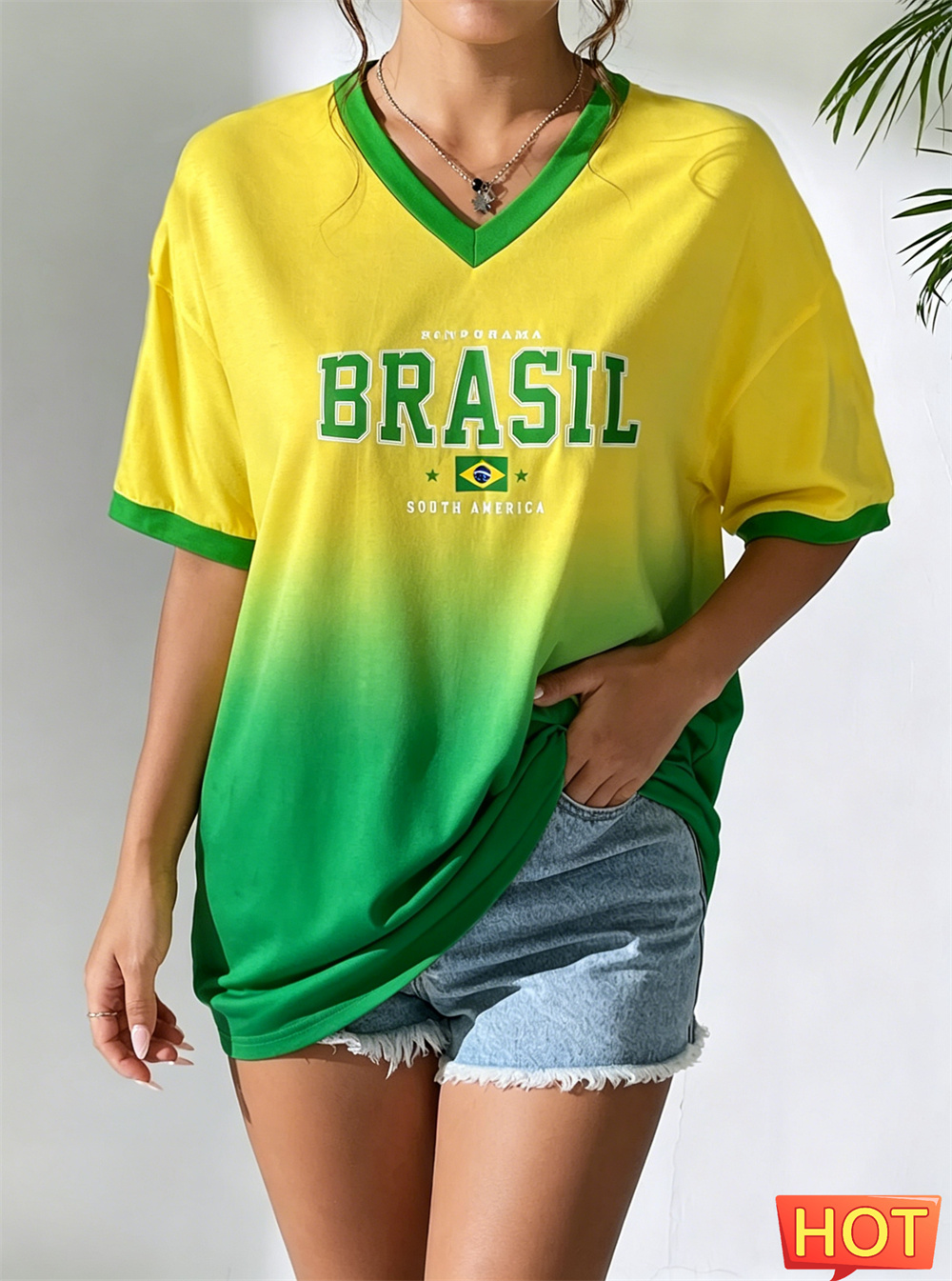 Новая бразильская футболка, ле – обзор и цена Yellow Summer Clothing